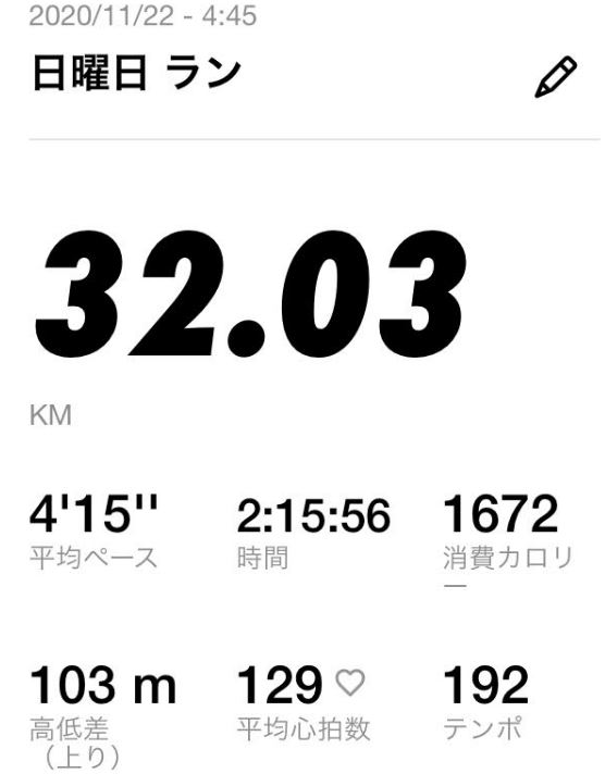30km走自己ベスト更新-サブ3.05