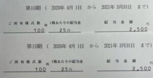 株主優待到着3.ジーテクト(5970)