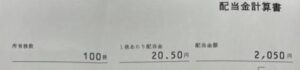 株主優待到着2.8909シノケングループ