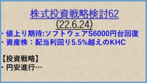 投資戦略22.6.24